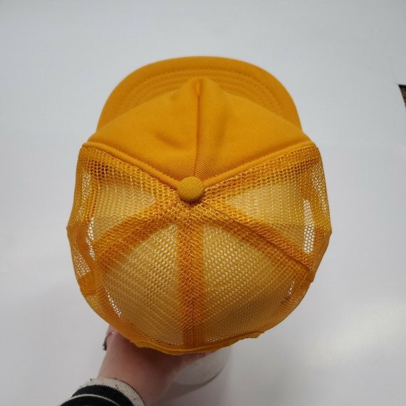 NWOT Nutrament Yellow Trucker Adjustable Snapback Hat Cap New Without Tags - Picture 7 of 10